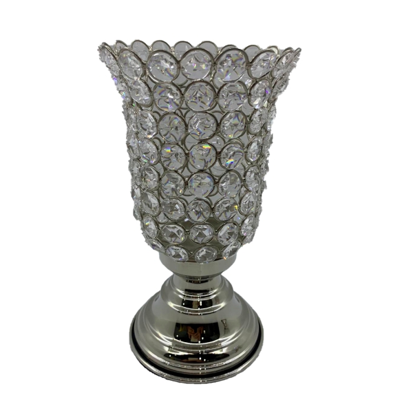 Vaso Prata Strass